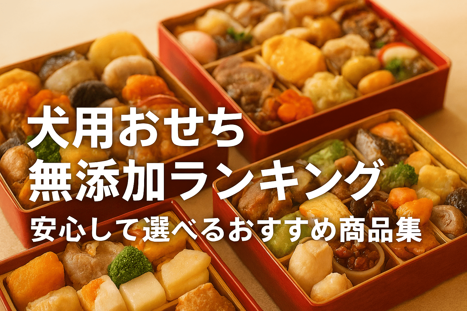犬用おせち 無添加 ランキング｜安心して選べるおすすめ商品集