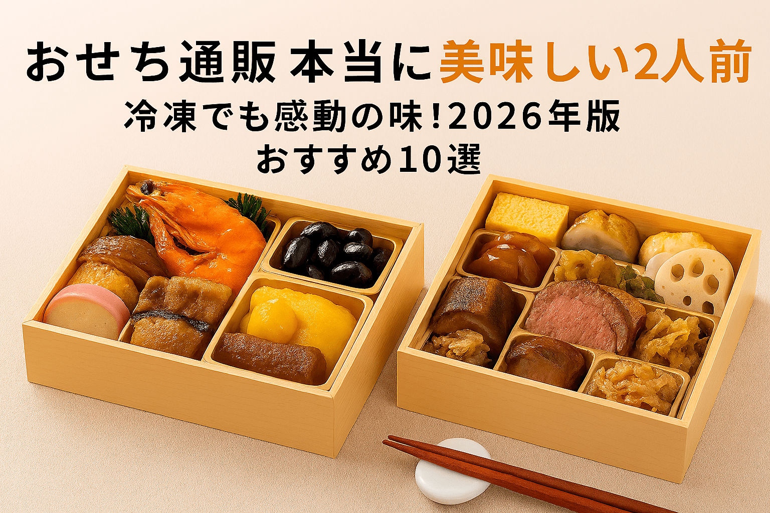 おせち通販 本当に 美味しい 2人前｜冷凍でも感動の味！2026年版おすすめ10選