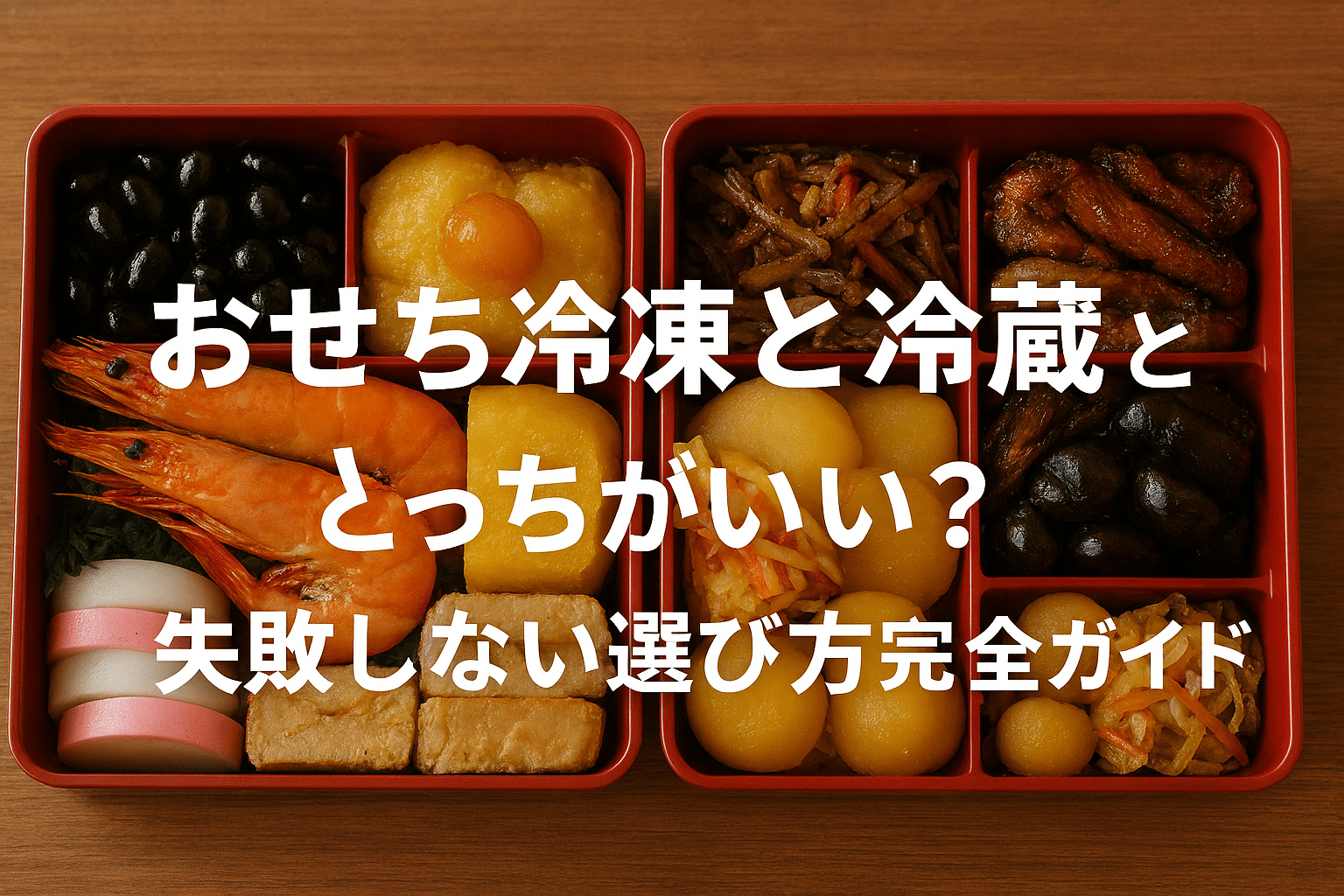 おせち冷凍と冷蔵どっちがいい？失敗しない選び方完全ガイド